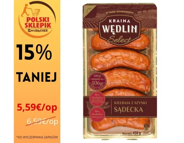 Kiełbasa z szynki Biedronka - poznaj smaki i wartości odżywcze